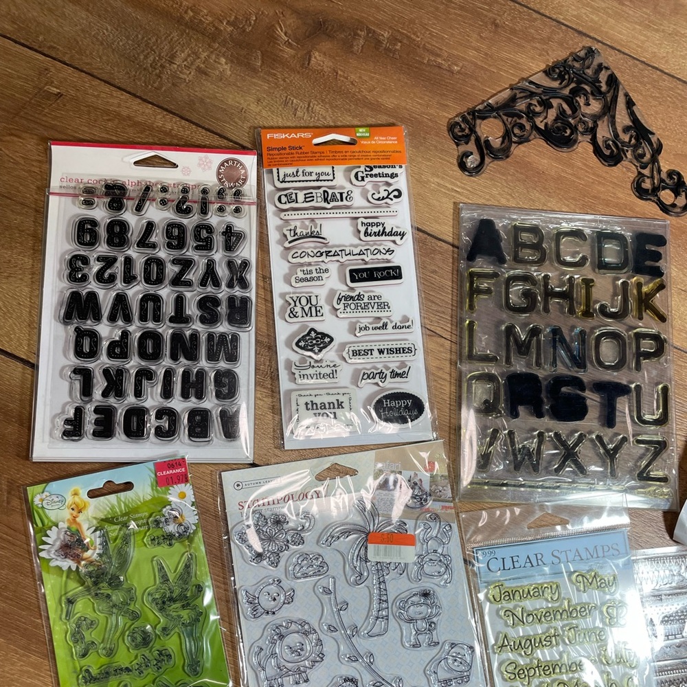10 Sets of clear stamps